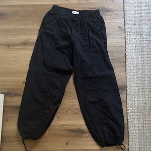 Zara Charcoal Elastic Waist Pants